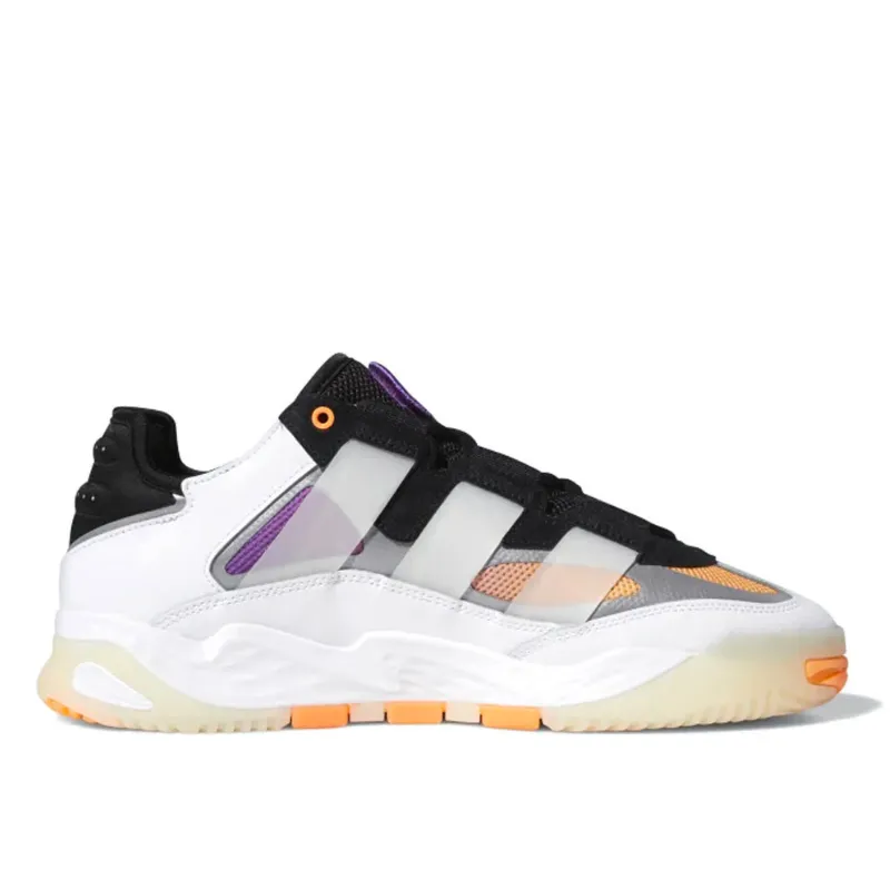 Adidas originals Niteball 1.0 Lifestyle sneakers, white/black/purple