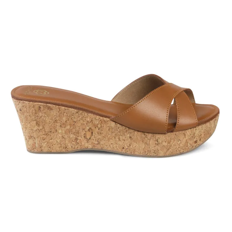 AIYANA- TAN WEDGES