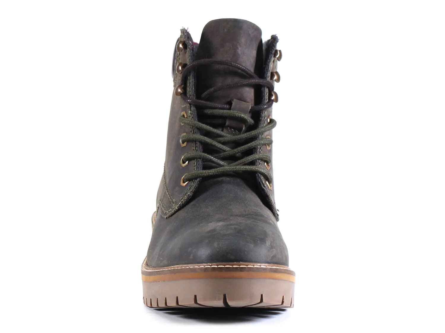 Boots Rustic Asphalt Hin Der, dark brown