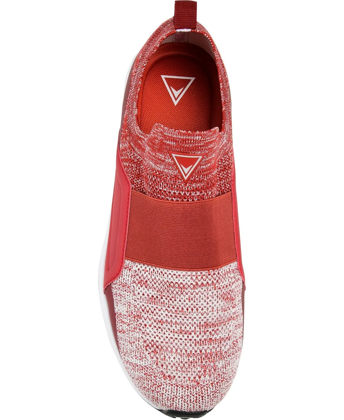 Cannon Slip-on Vance Co. Men's Casual Knit Walking Sneakers, Red