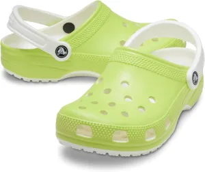 Classic Clog Crocs, Limeade/Glow in the Dark