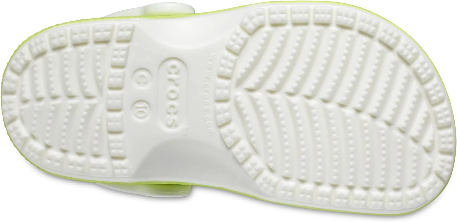 Classic Clog Crocs, Limeade/Glow in the Dark