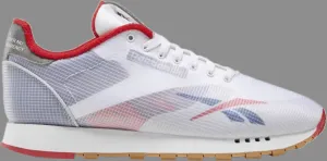 Classic leather ati 'washed blue red' Reebok sneakers, white