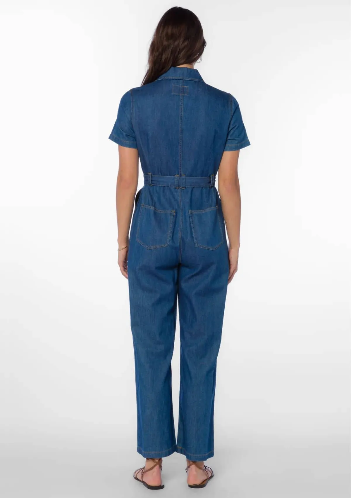 Dutch Short Sleeve Jumpsuit - Denim