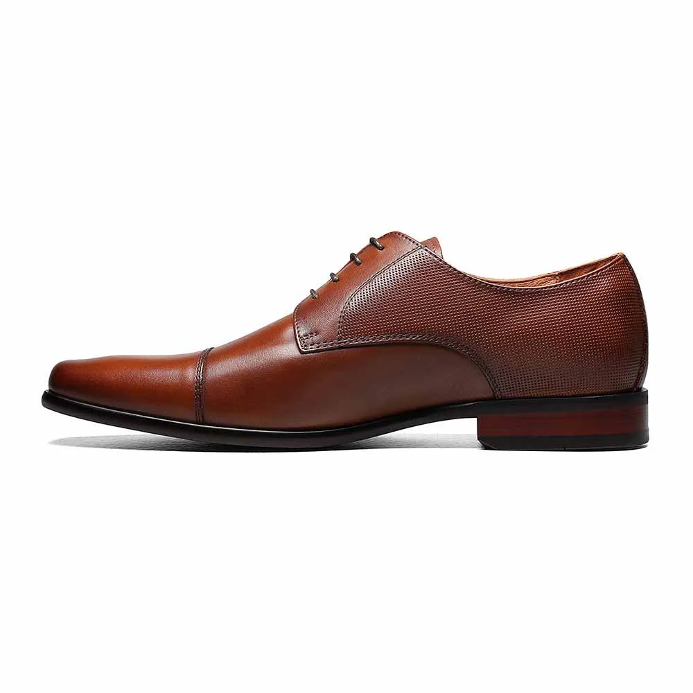 Florsheim Pro-Lace- Up Cap Toe Cognac Oxford