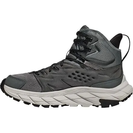 HOKA Men's Anacapa Breeze Mid Hiking Shoe, Castlerock/Harbor Mist