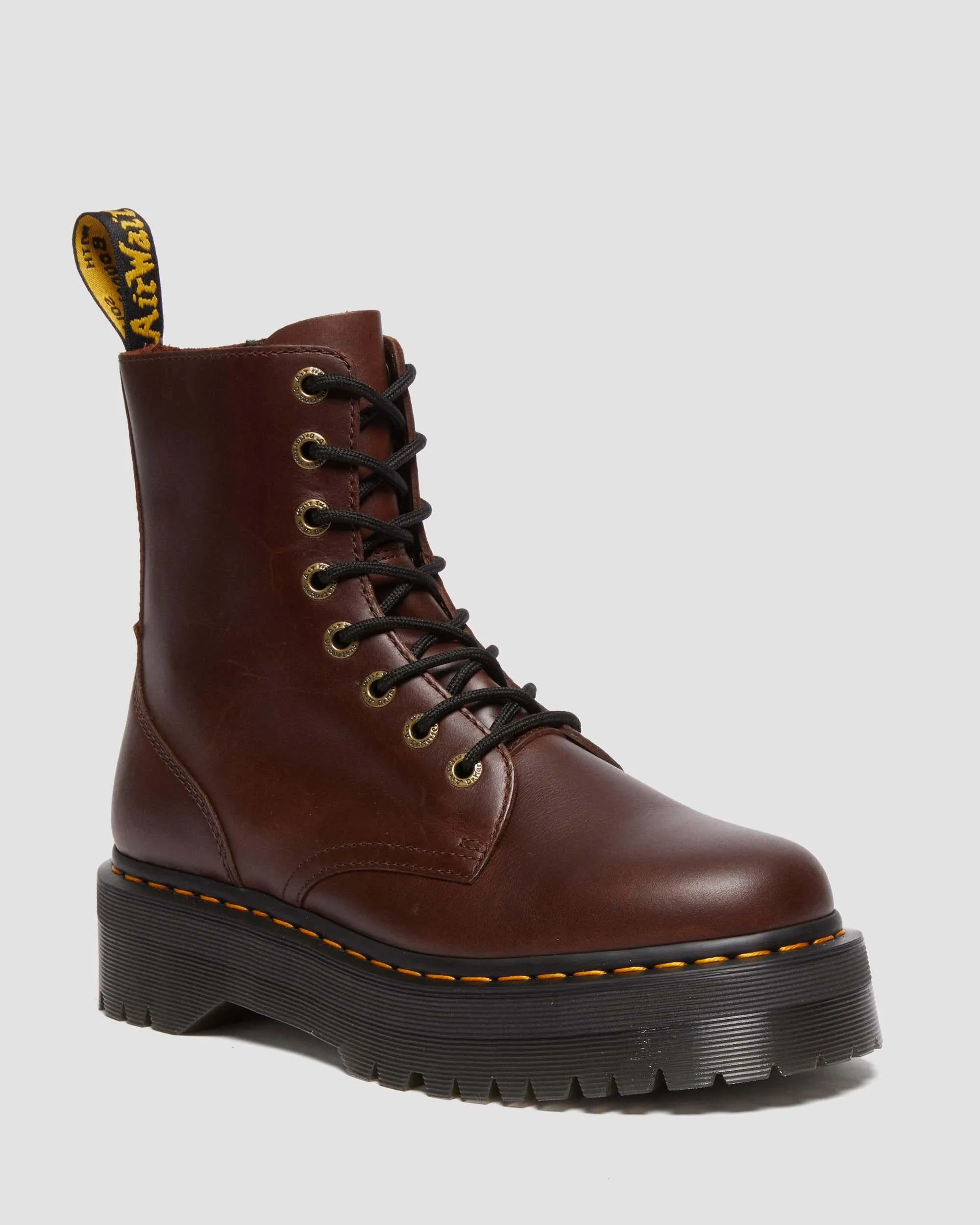 Jadon Leather Platform Boots Dr. Martens