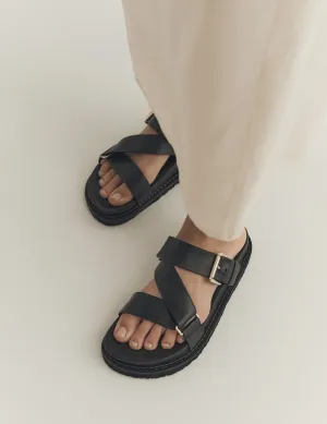 La Tribe Aki Slide - Black