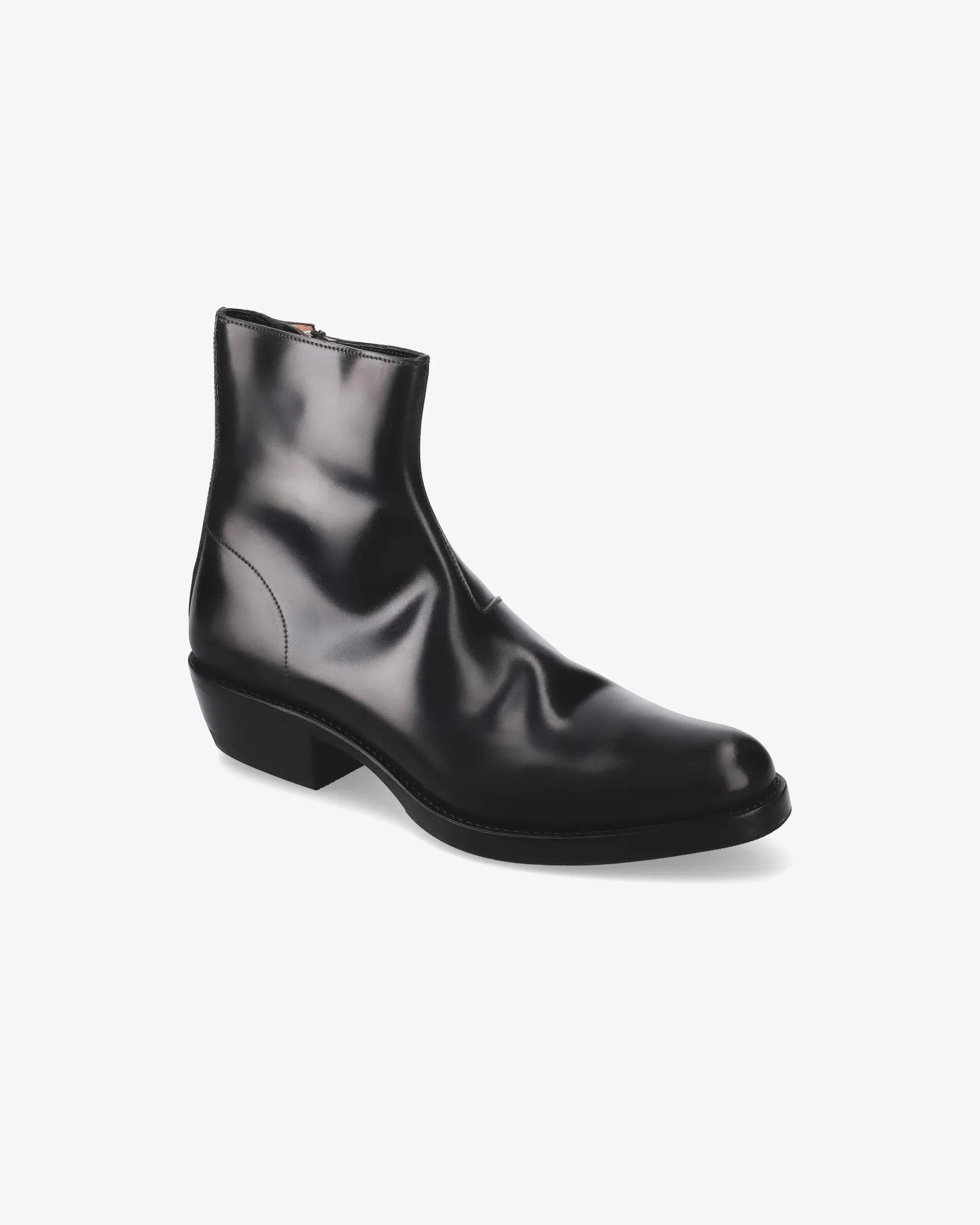 Min Ankle Boots 30914W in Black King Leather