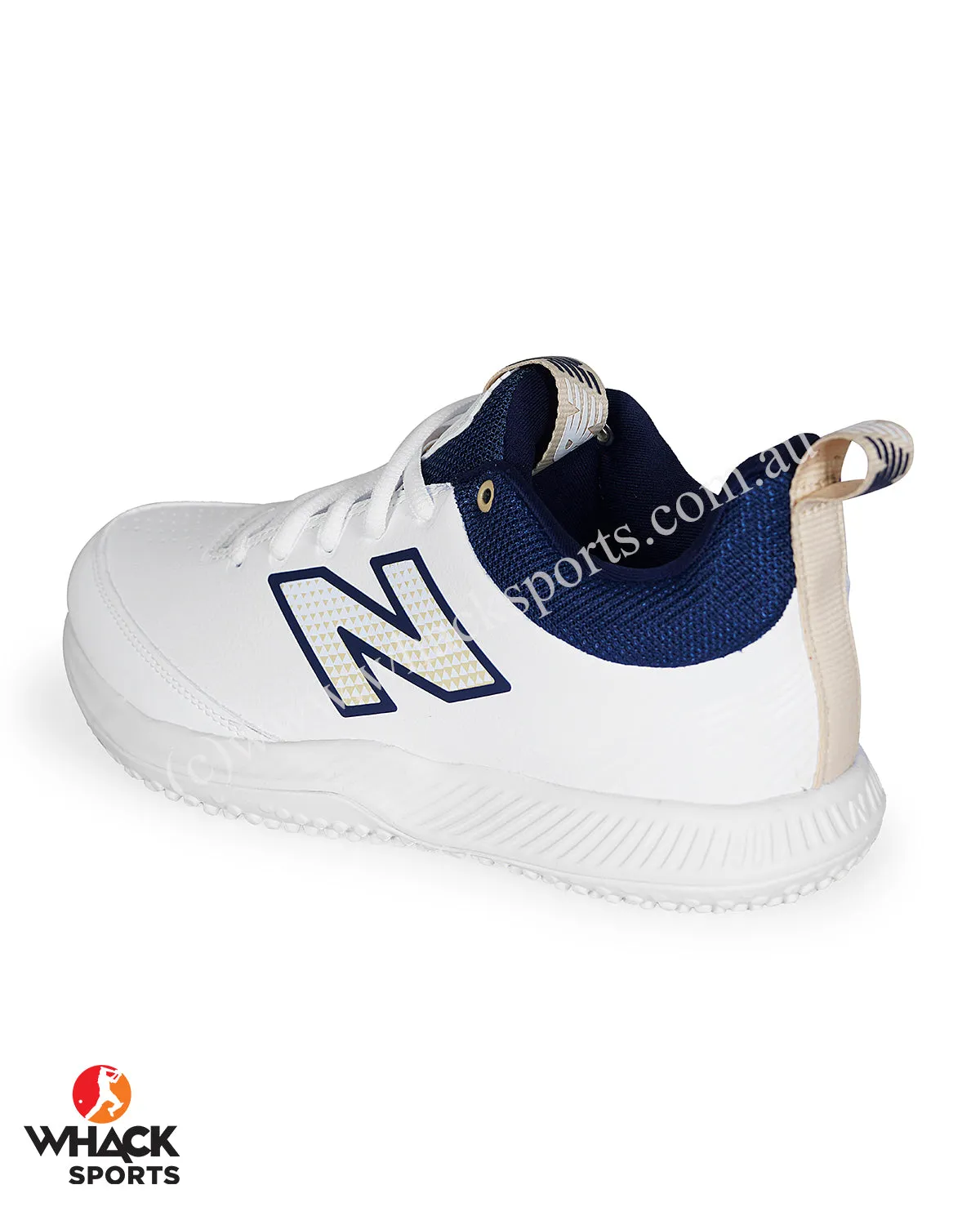 New Balance CK4020 N5 - Rubber Cricket Shoes - White/Navy