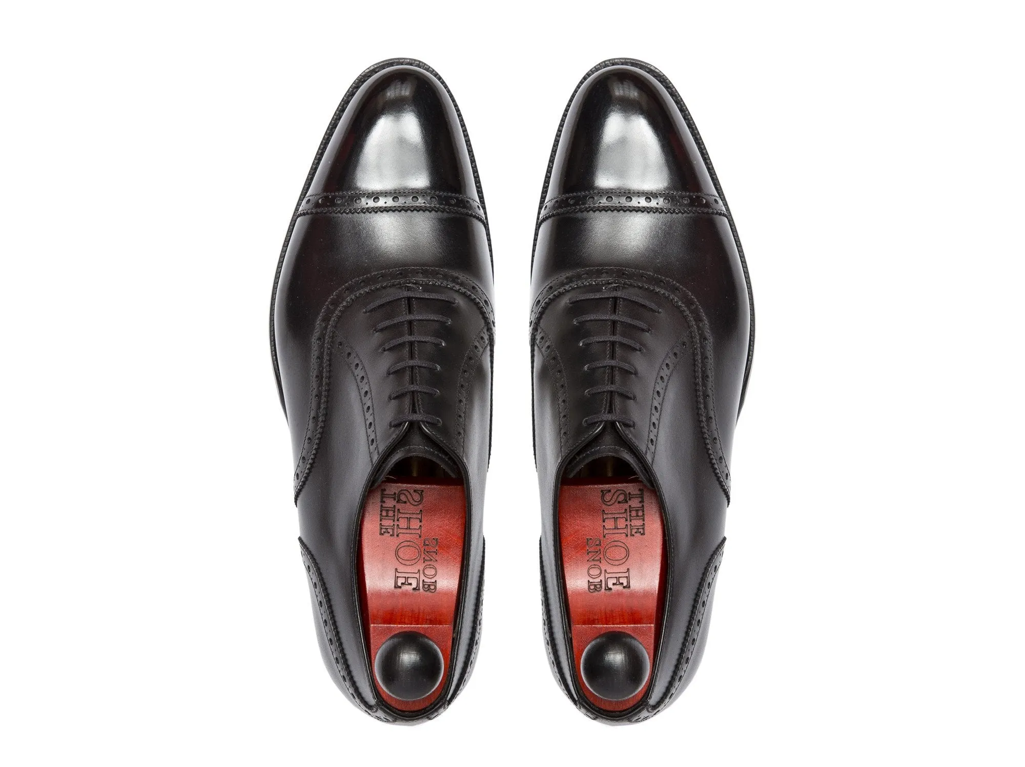 Redmond - MTO - Black Calf - TMG Last - Single Leather Sole