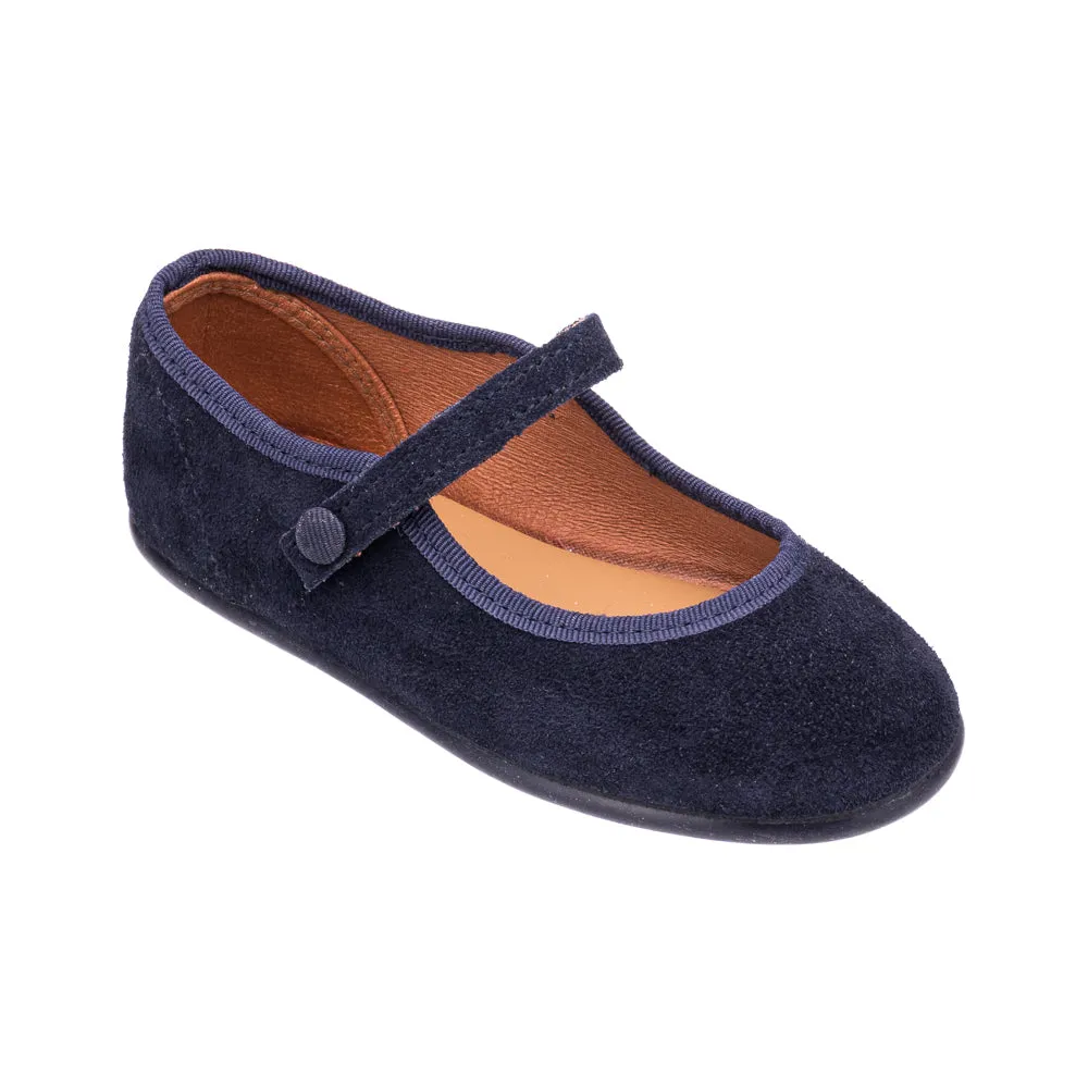 Suede Mary Jane Blue