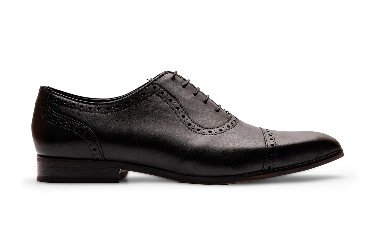 Toecap Brogue Oxford /Bl