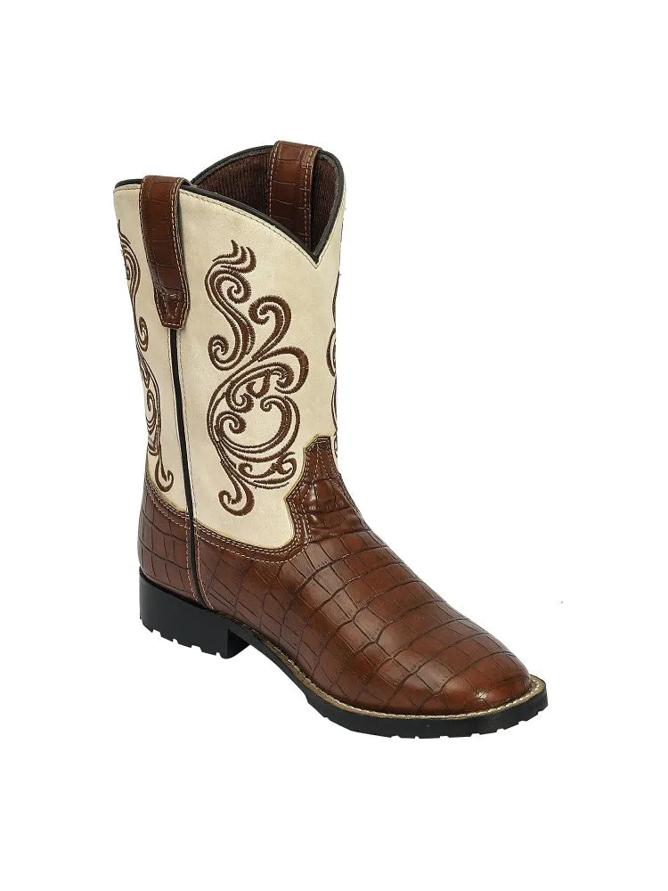 TuffRider Children's Shenandoah Rounded Toe Western Boot