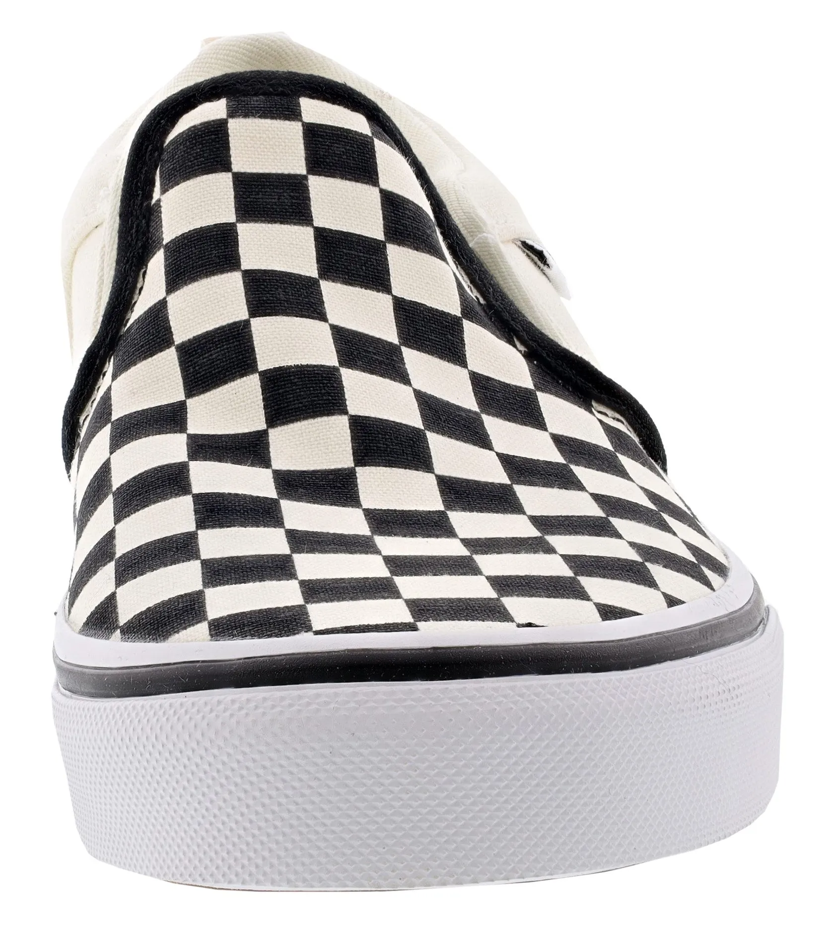 Vans Kid's Asher Checkerboard Slip On Sneakers