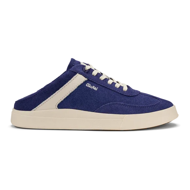 Women's Olukai Ha'upu Sneakers Color: Navy / Off White