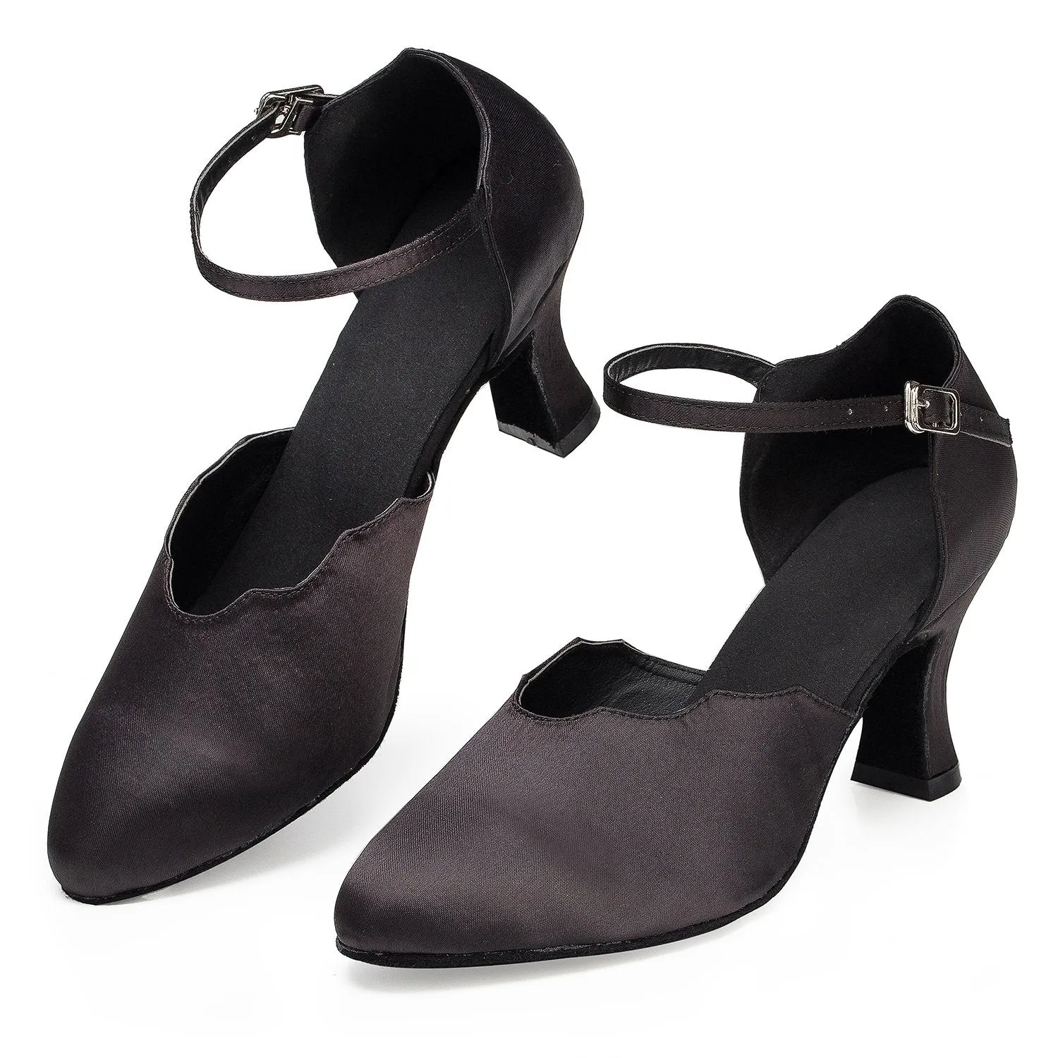 Women's  Satin  Heels Modern With Buckle  Dance Shoes /Ballroom Dance Shoes/Modern Shoes